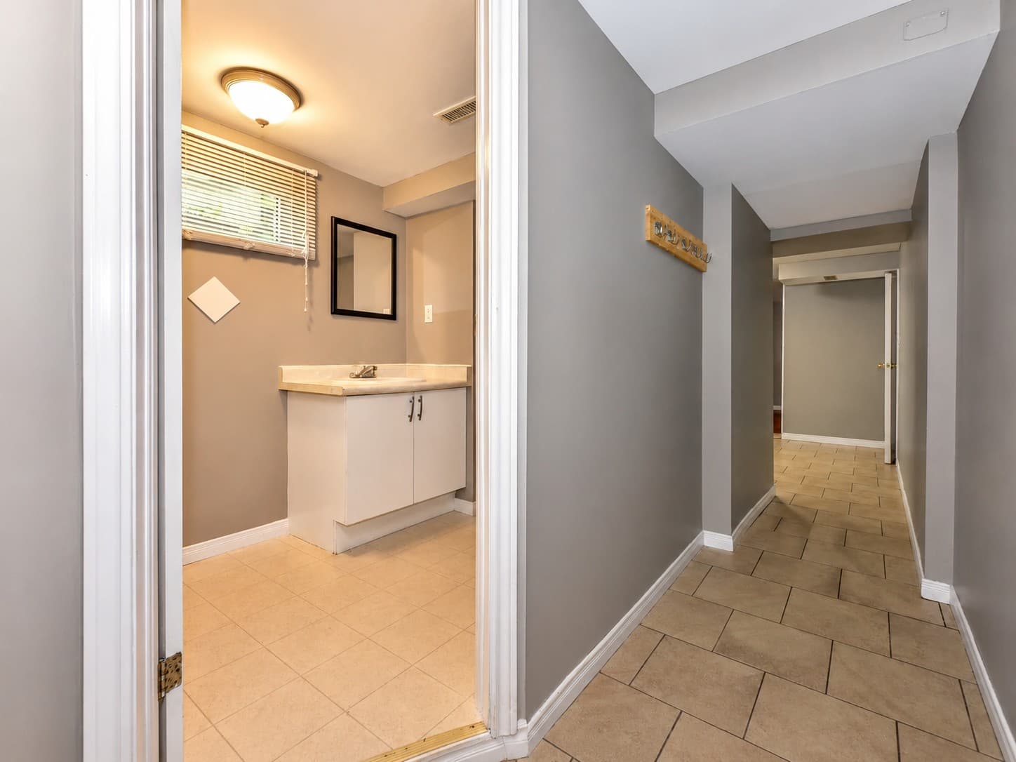 Colborne Apartments — 763 — tiled hallway