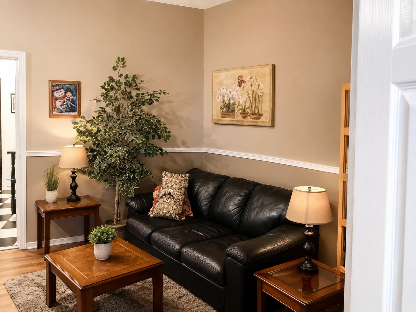 Main Apartments — furnished living room