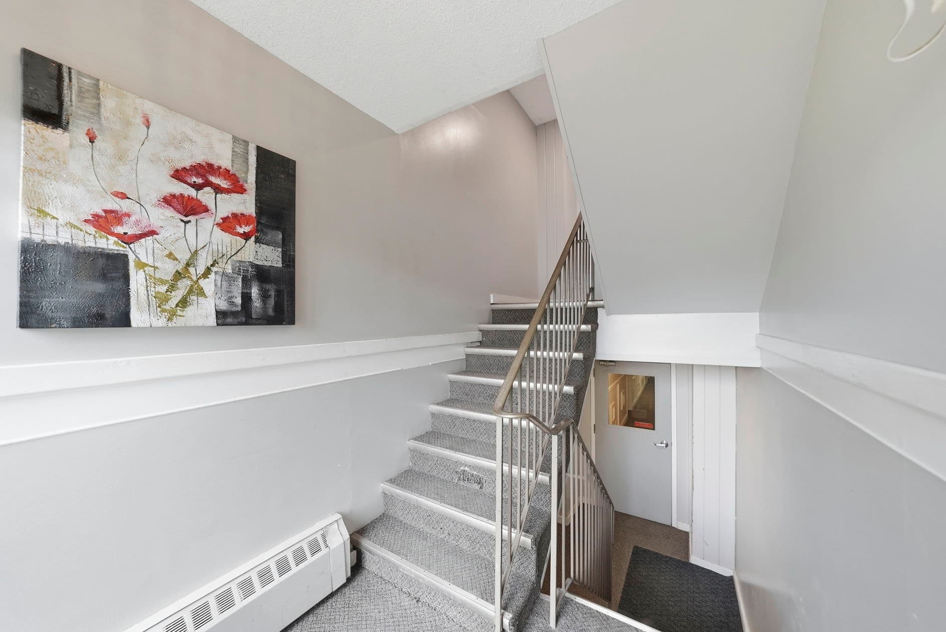 Pinehouse Apartments — stairwell