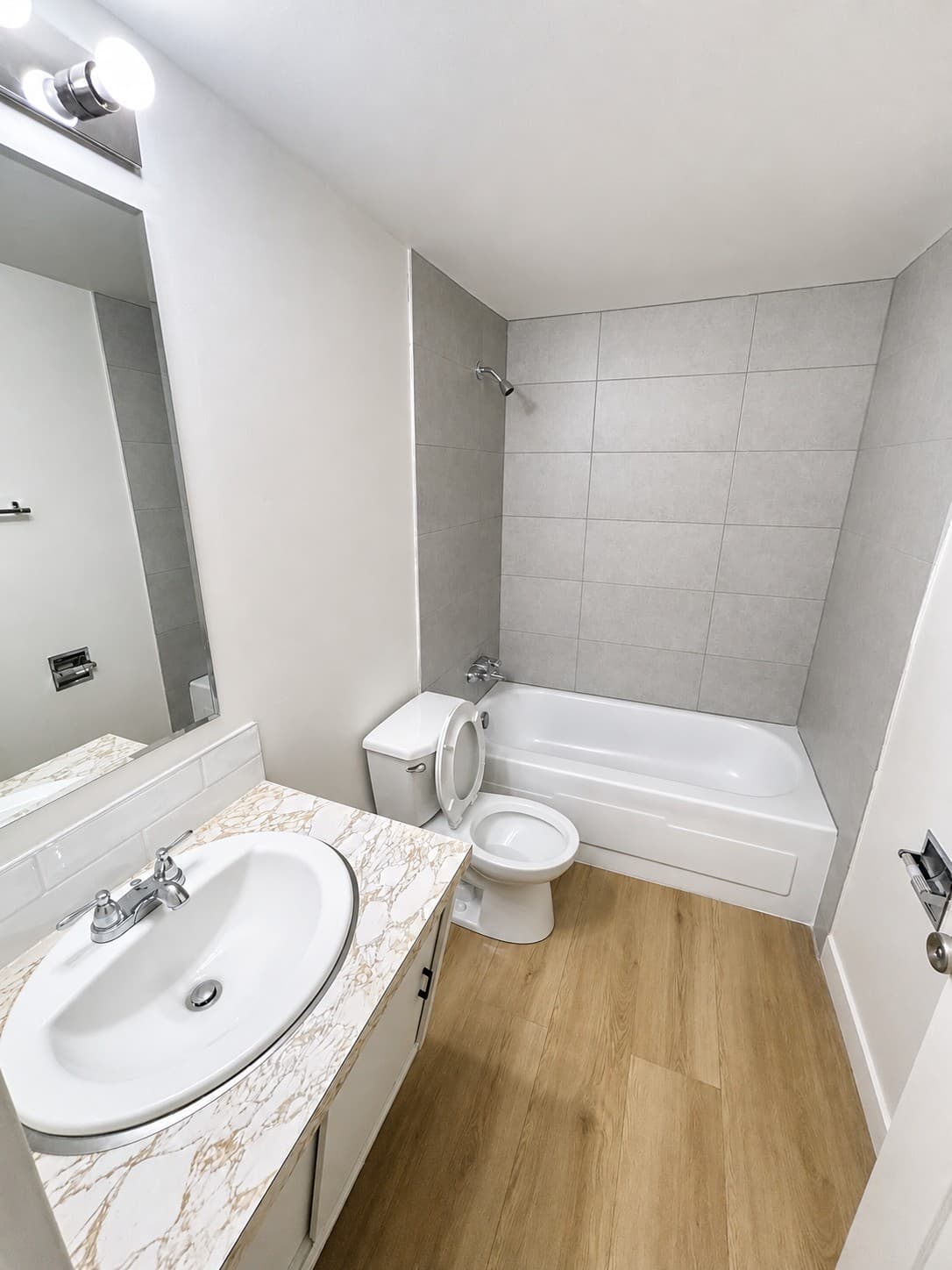 Westlynn Apartments — renovated bathroom